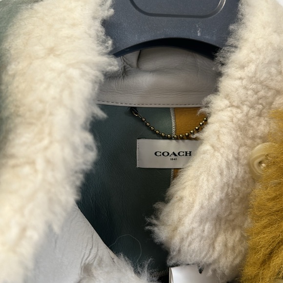 NWT Coach Pieced Shearling Blouson - Picture 6 of 7